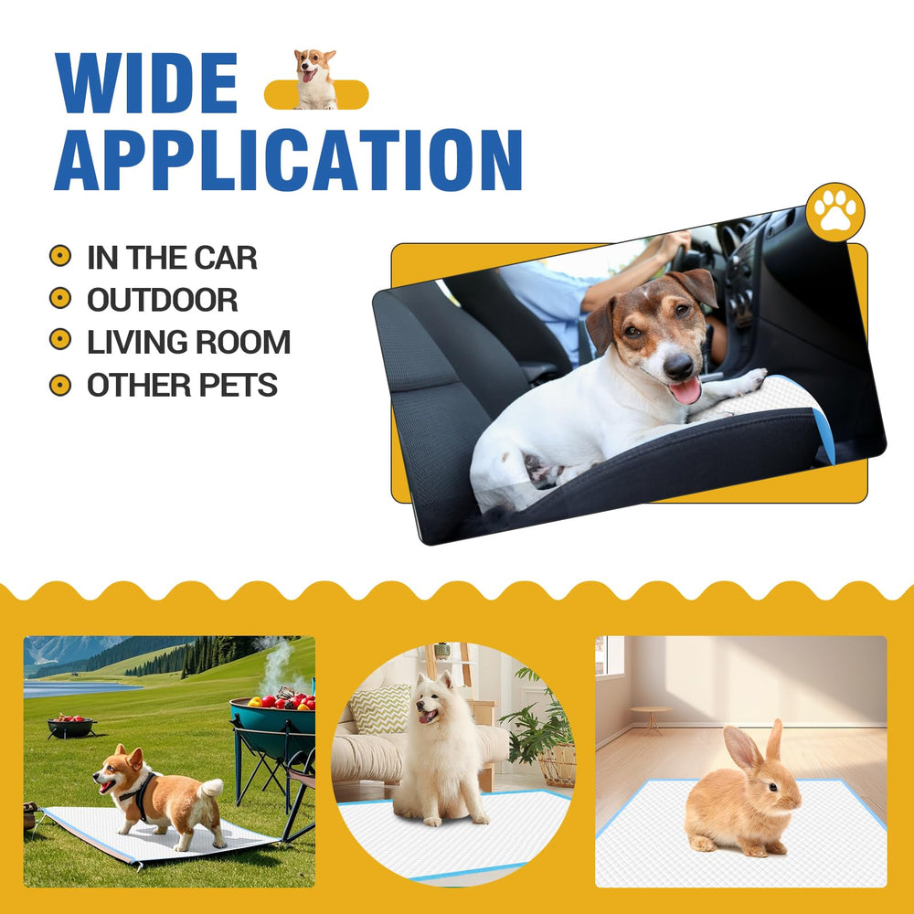 VJJ extra large doggie pad in home training scenario for pets.