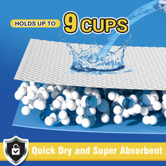 VJJ extra large doggie pad with 3D diamond quilting for fast urine gel.