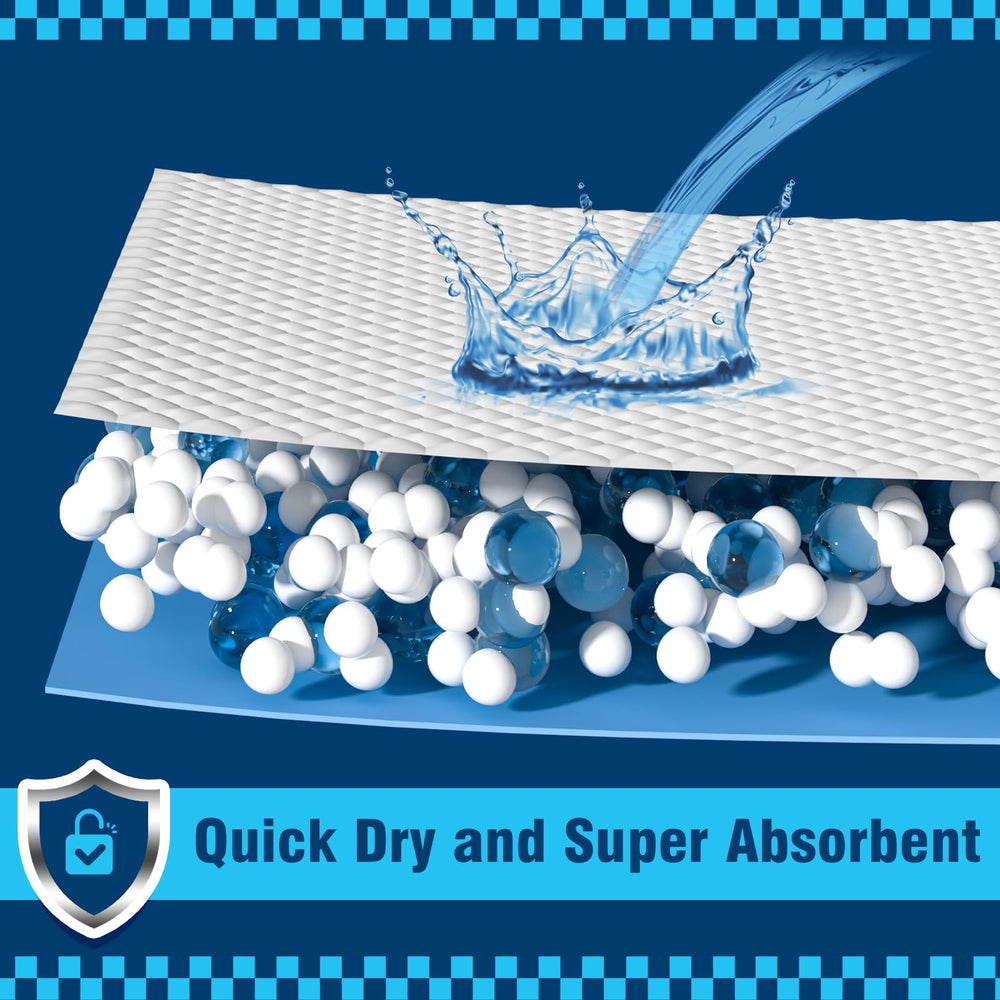 VJJ Puppy Pads XL 50-count-pack highlights cost-effective supply.