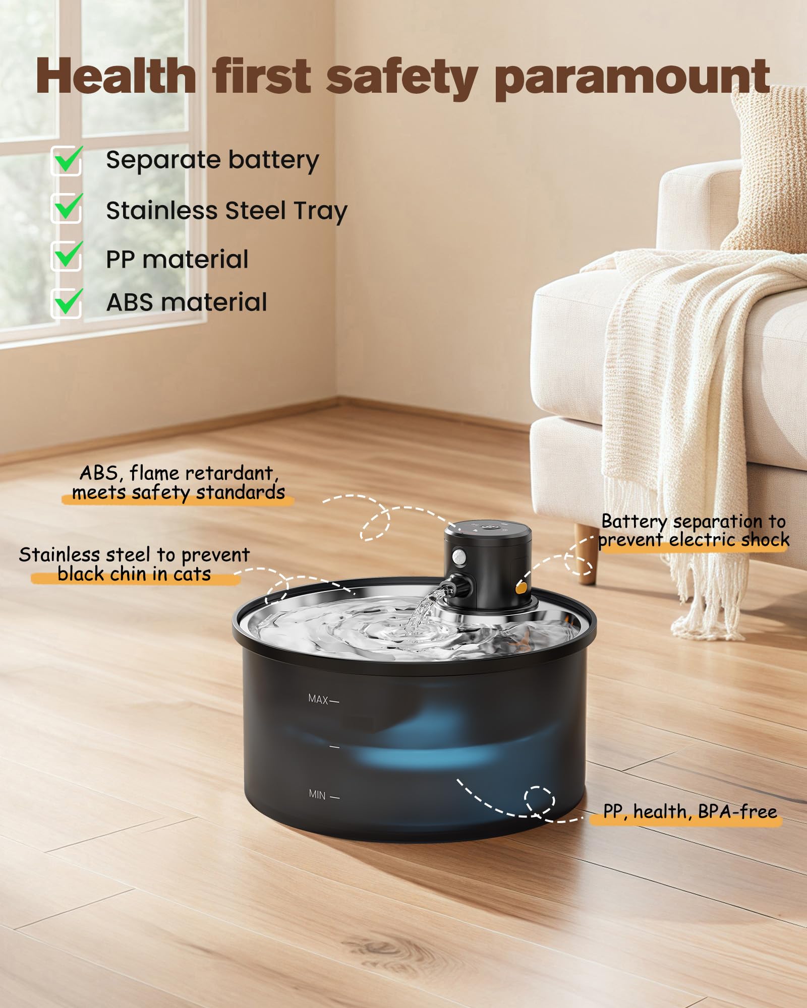 VKIMISS 108oz capacity label highlights long-lasting hydration.