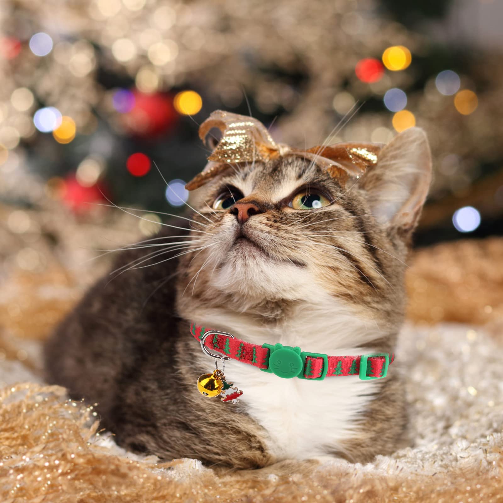 VKPETFR Christmas pendant collars suitable for daily wear and holiday parties.