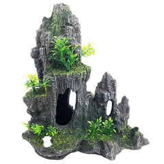 VMCN extralarge rock decoration front view enhances natural aquarium landscape