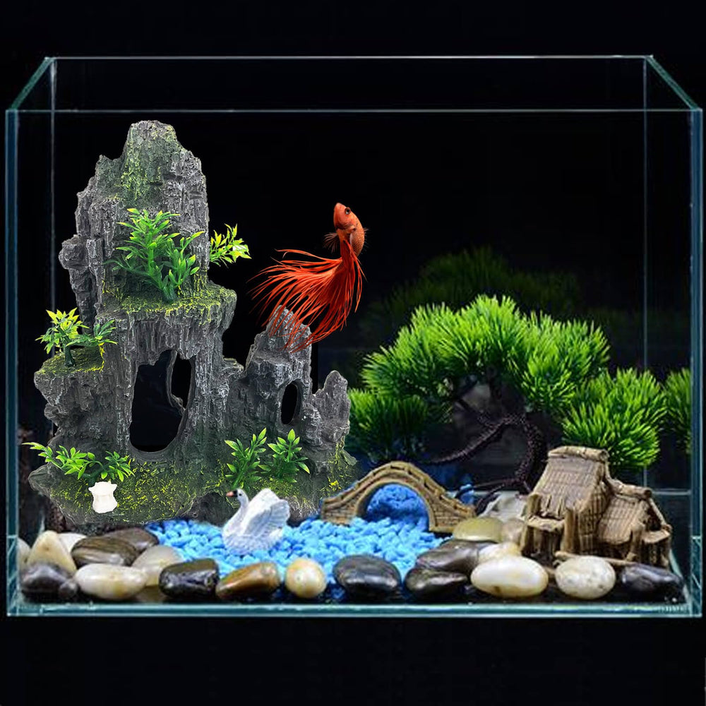 VMCN extralarge tank landscape scene elevates aquarium aesthetics