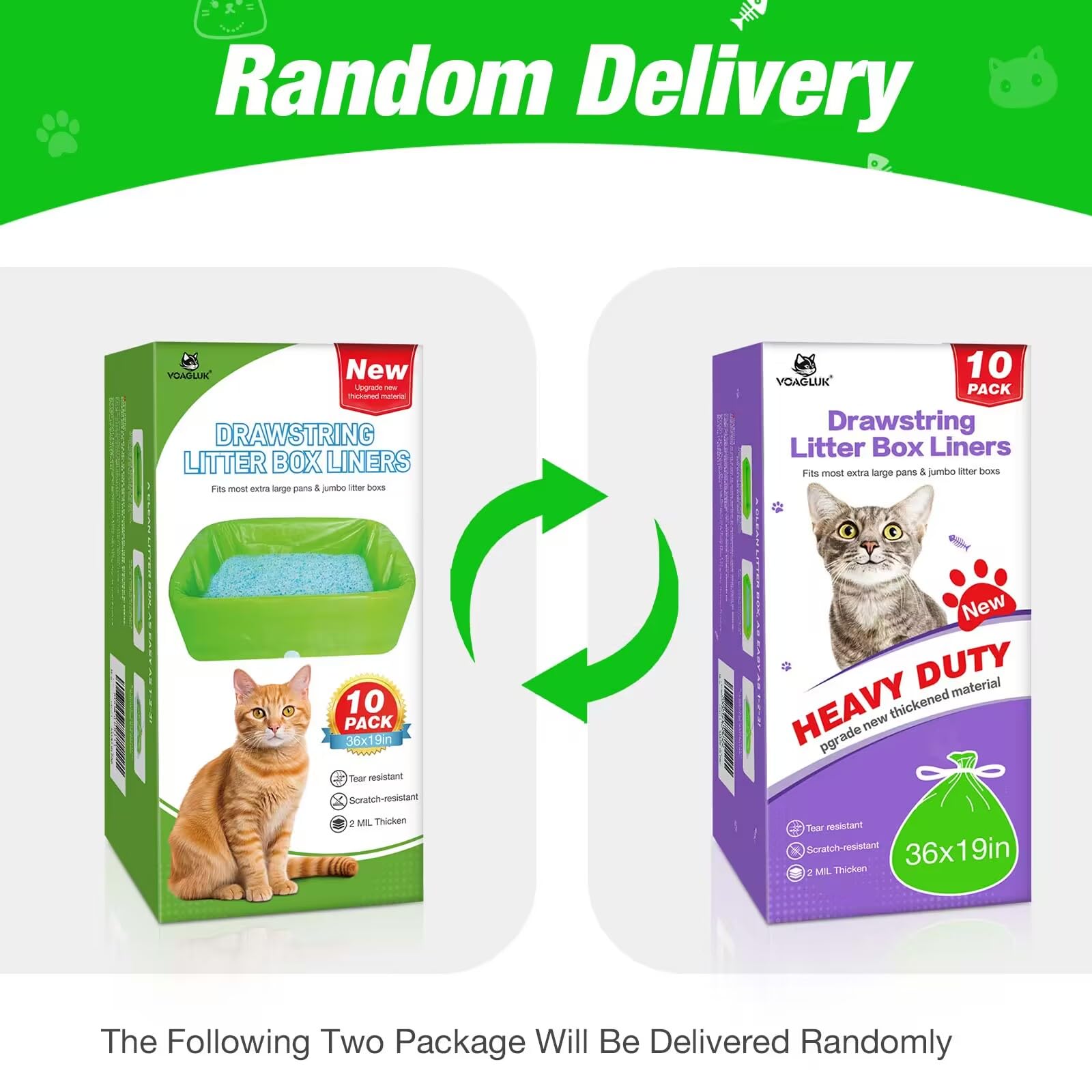 VoagLuk quick-change drawstring usage promotes mess-free changes.