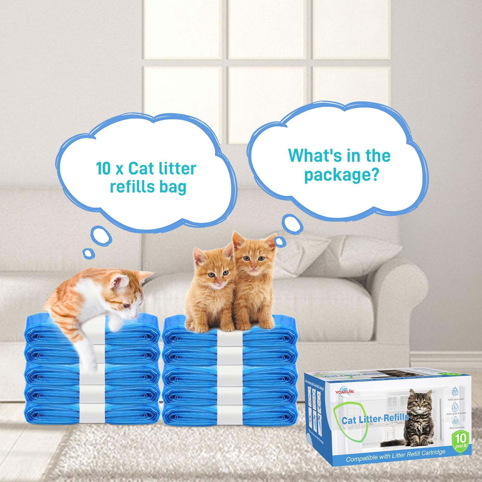 VoagLuk 10-pack saves time and suits multi-cat households