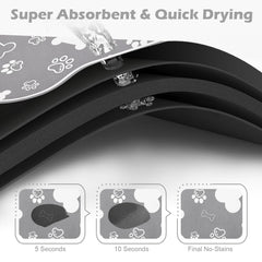 Voanos bone-shaped dog placemat grey supports mess-free mealtimes