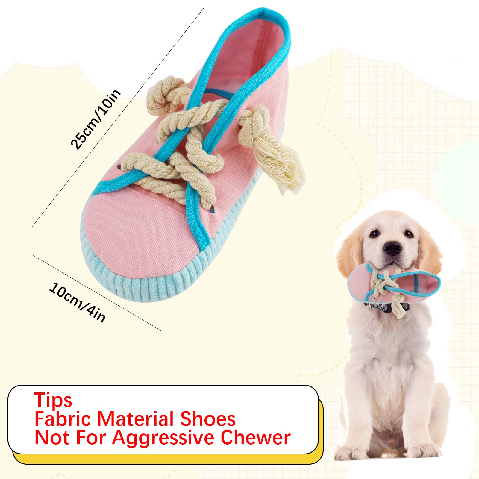 Vocheer dog chew toy interactive squeaker keeps dogs engaged during training