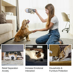 Vocheer machine-washable grey dog toy easy to clean after messy play