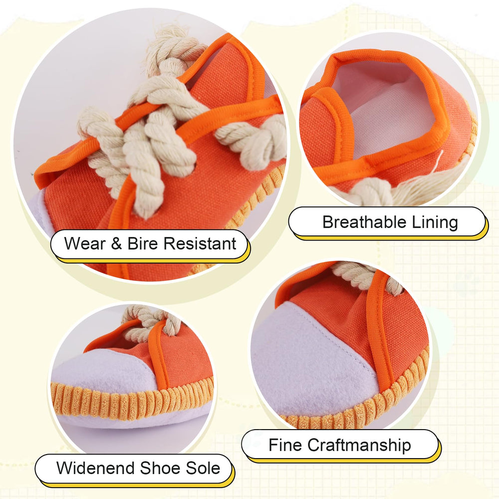 Vocheer portable dog toy orange suitable for indoor and outdoor adventures