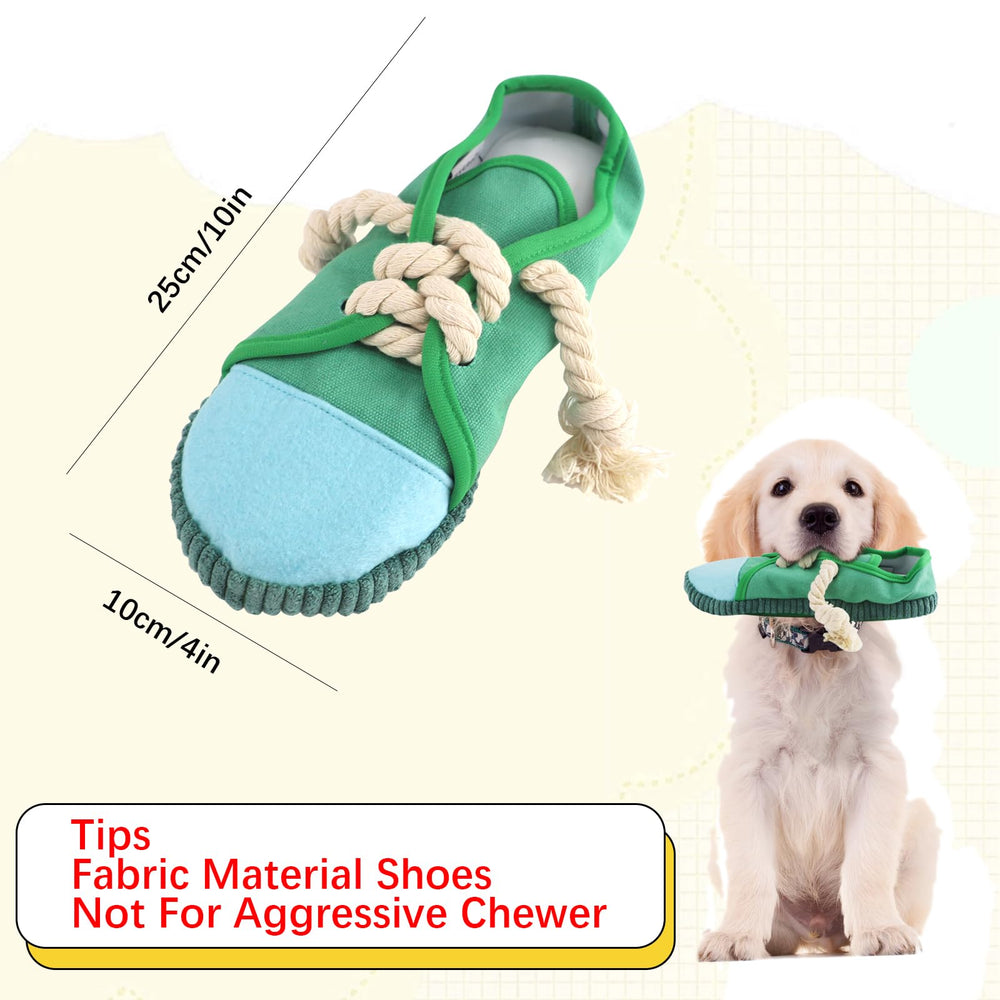 Vocheer interactive dog toy helps reduce temptation to chew shoes and furniture.