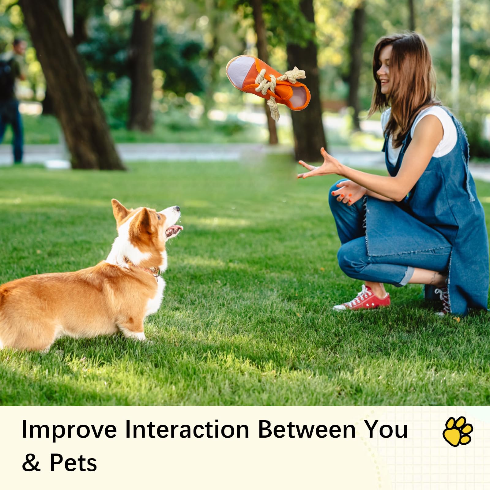 Vocheer puppy teething toy orange helps soothe gums and satisfies chewing instincts