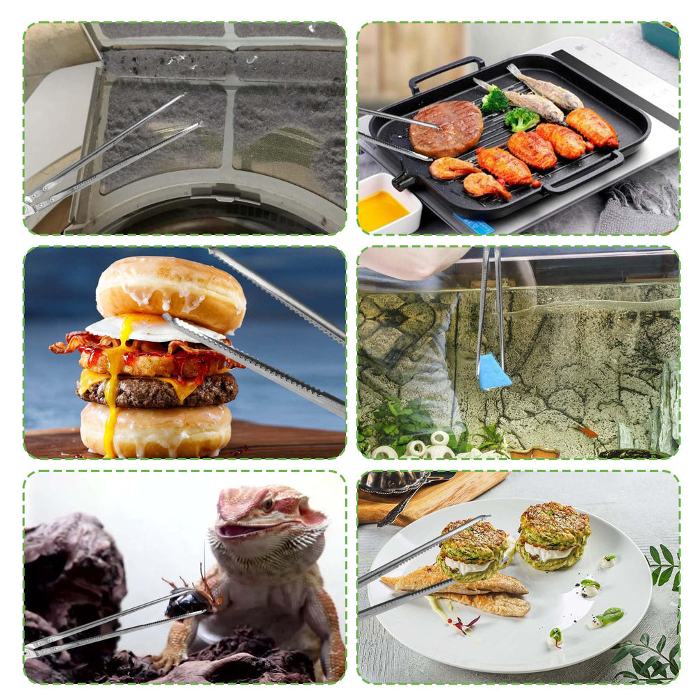 Vodolo snake feeding tongs great for aquarium cleaning and debris removal