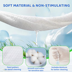 VOISEN Pet Glove Wipes dog cleaning in action conveys quick, no-rinse refresh.