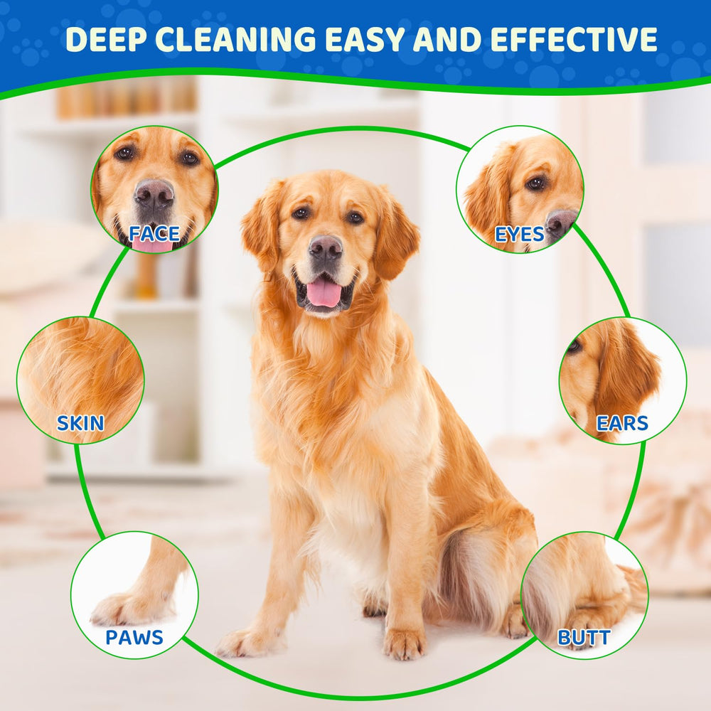 VOISEN Pet Glove Wipes ingredients emphasize gentle, alcohol-free formula suitable for sensitive skin.