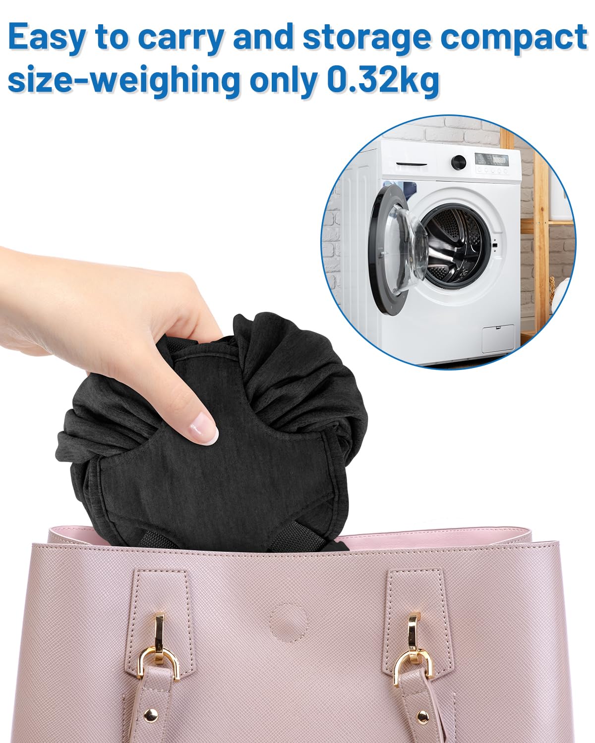 Vokvaktak dog sling compact fold demonstrates easy storage after use