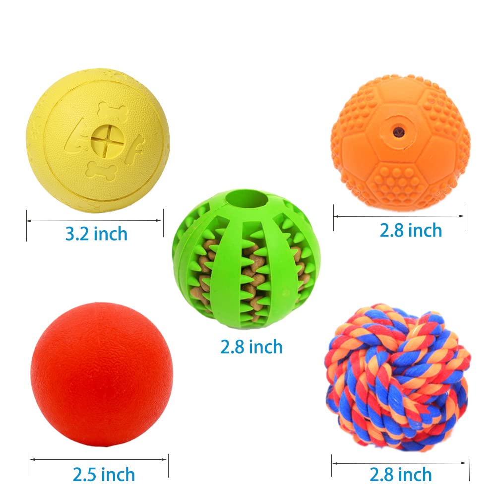 Volacopets durable rubber ball built for fetch and tough chewing
