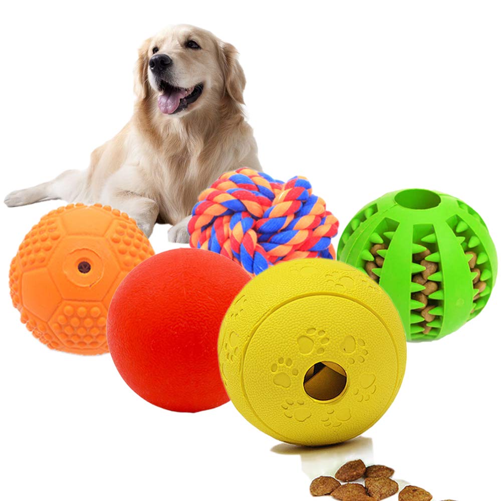 Volacopets five-different-toys interactive set for medium to large dogs