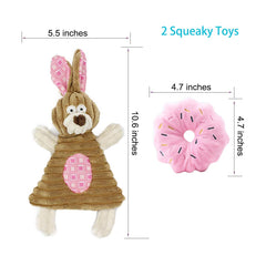 Volacopets puppy doughnut pillow toy offers soft comfort and playful sounds.