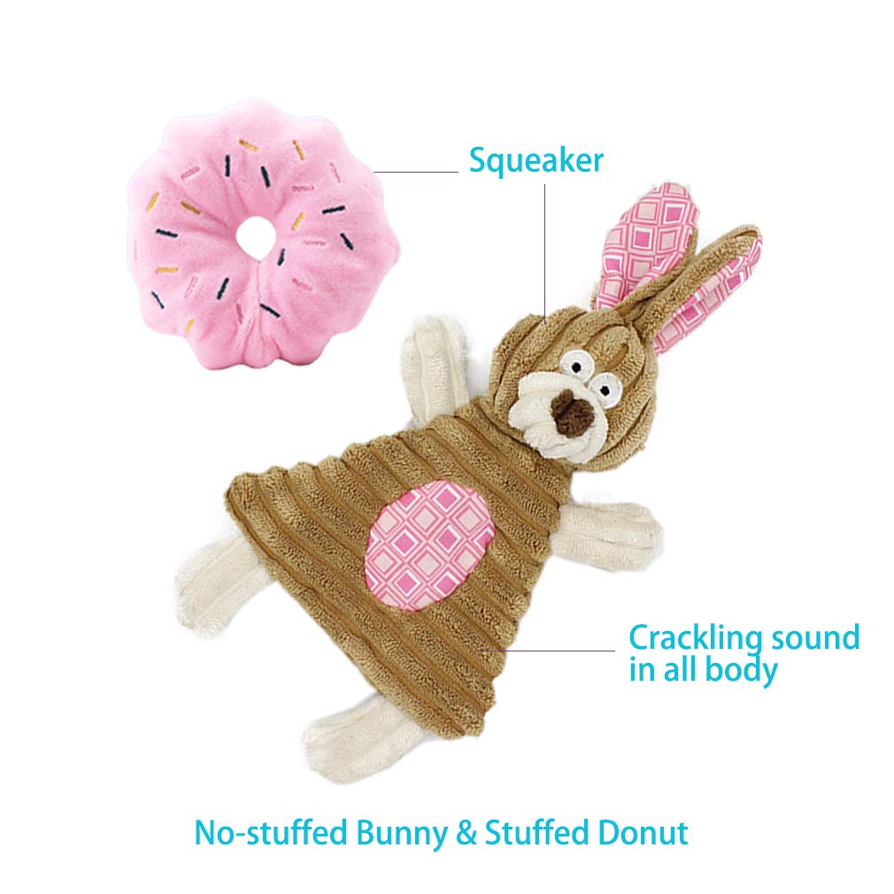 Volacopets puppy toy squeaker head delivers fun sounds during play.