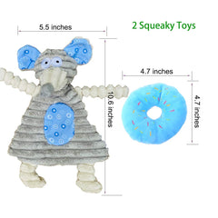 Volacopets puppy toys blue star figures offer varied textures for chewing