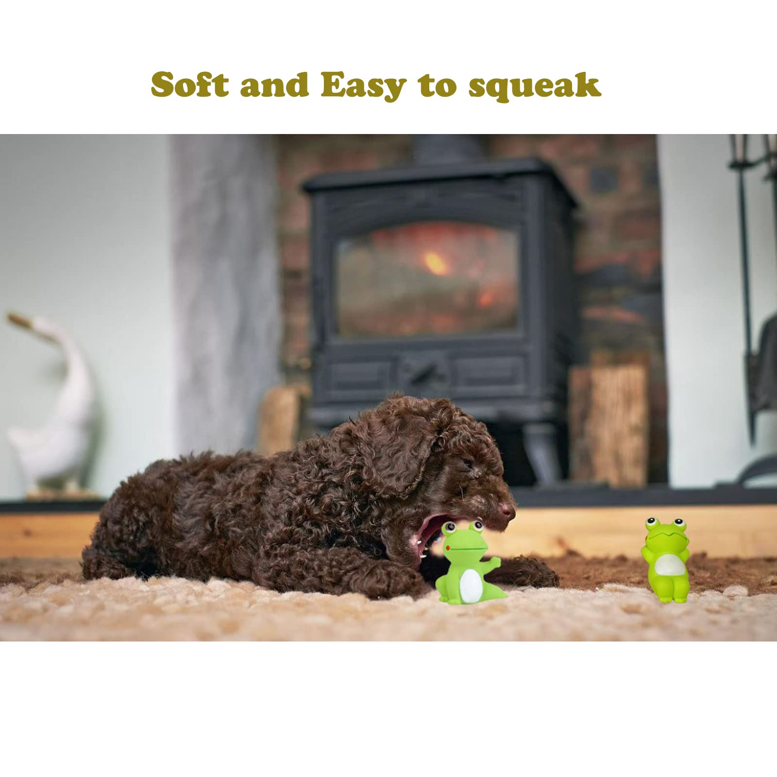 Volacopets soft squeaky puppy toy with gentle touch for tiny breeds.