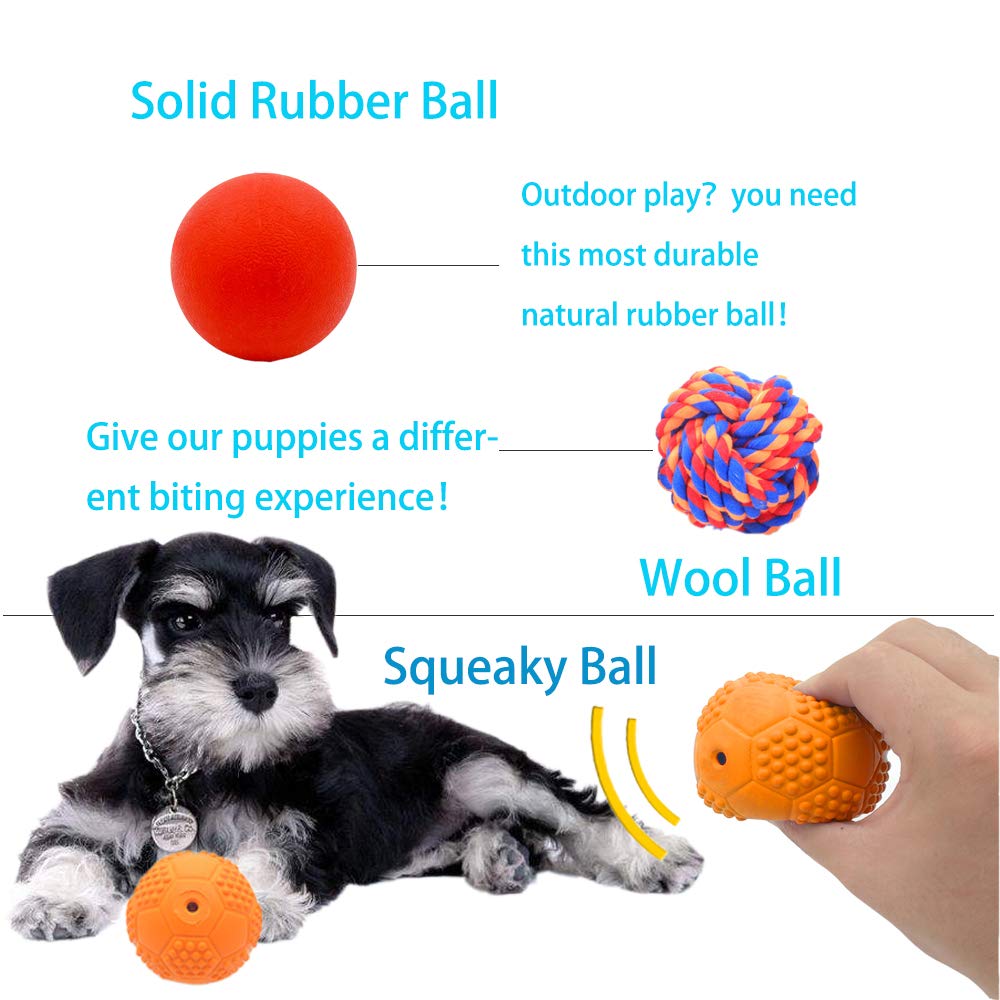 Volacopets solid-rubber-ball dog toy withstands chews and outdoor fetch.