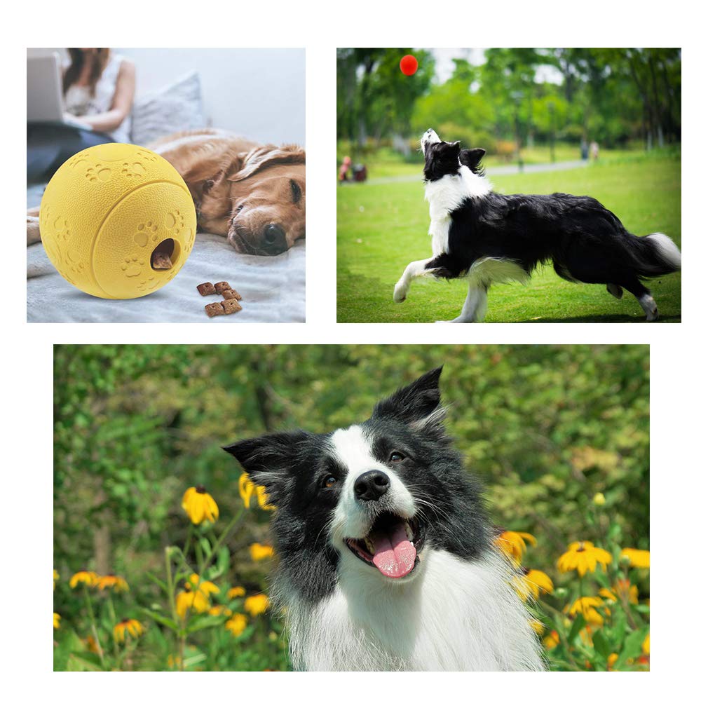 Volacopets teeth-cleaning dental ball with nubs for chewing relief