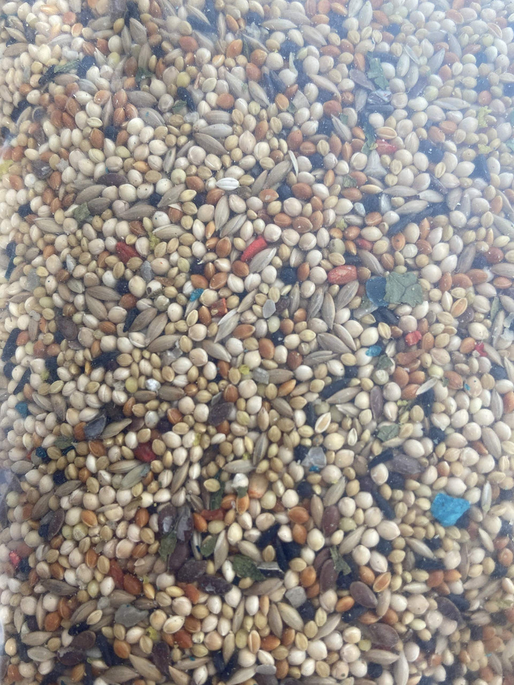 Volkman AS Finch Bird Food spill-proof bag design ideal for home feeding.