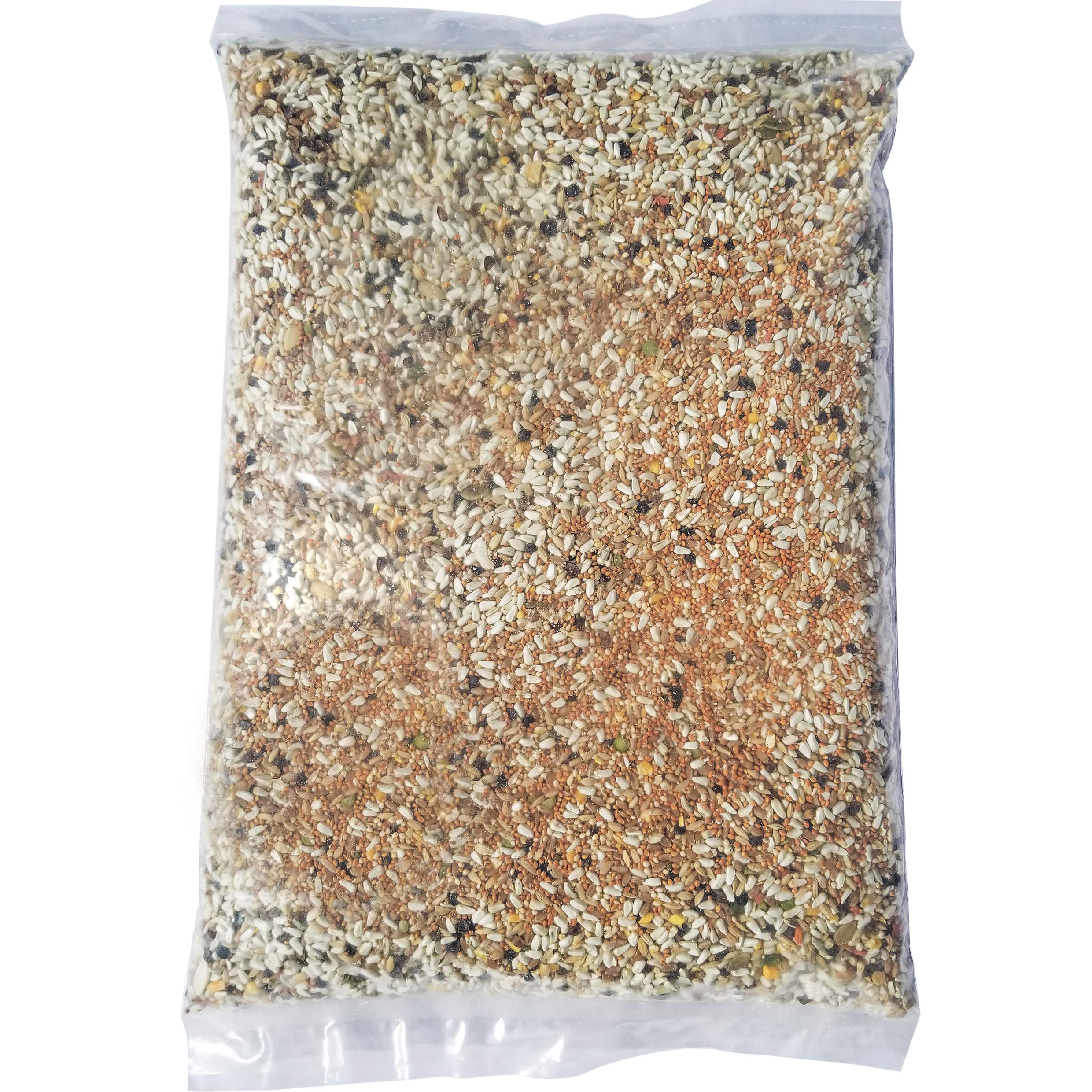 Volkman Seed Avian Science Hookbill mix in bowl—fresh, dust-free blend ideal for daily parrots.