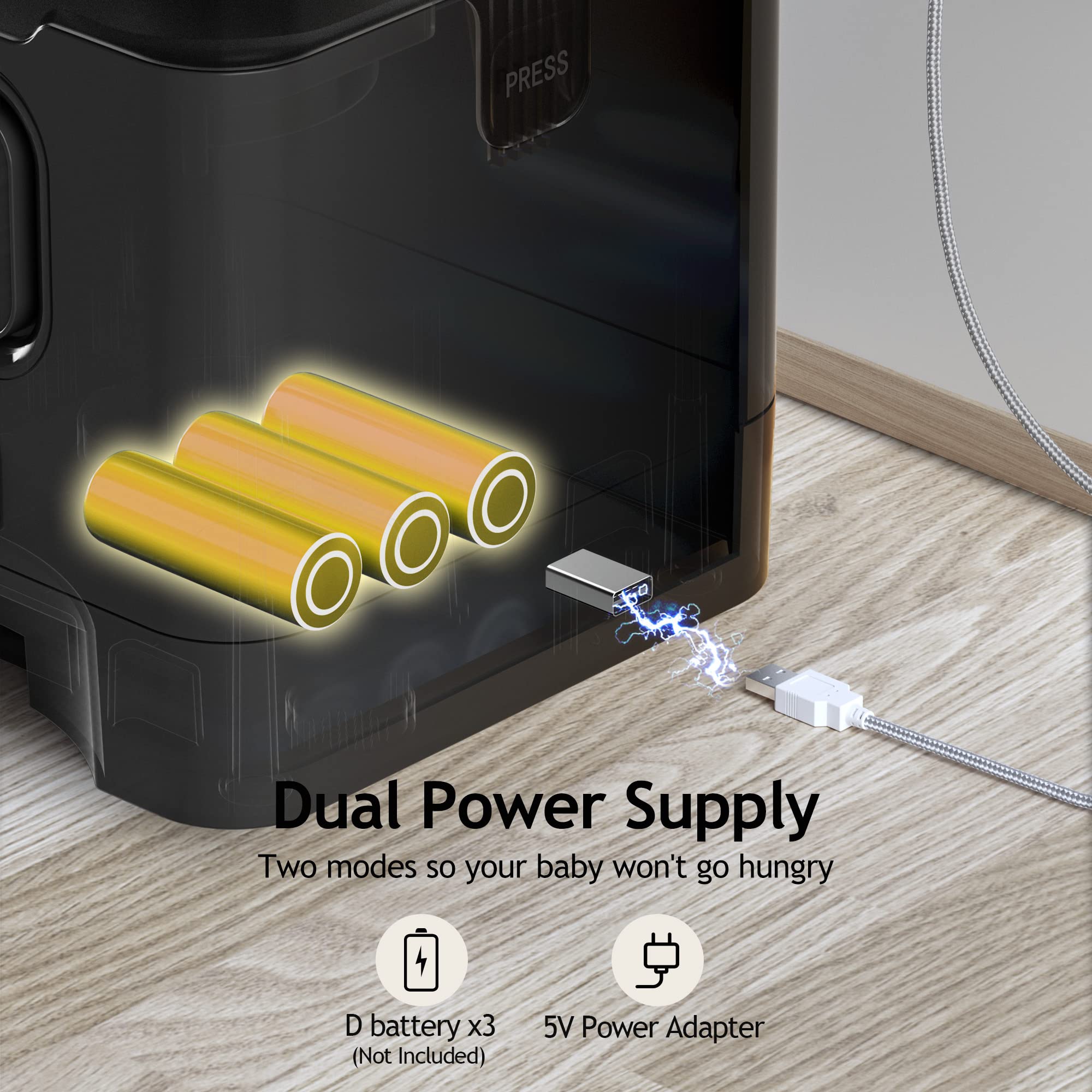 Voluas cat feeder removable tray for quick cleaning