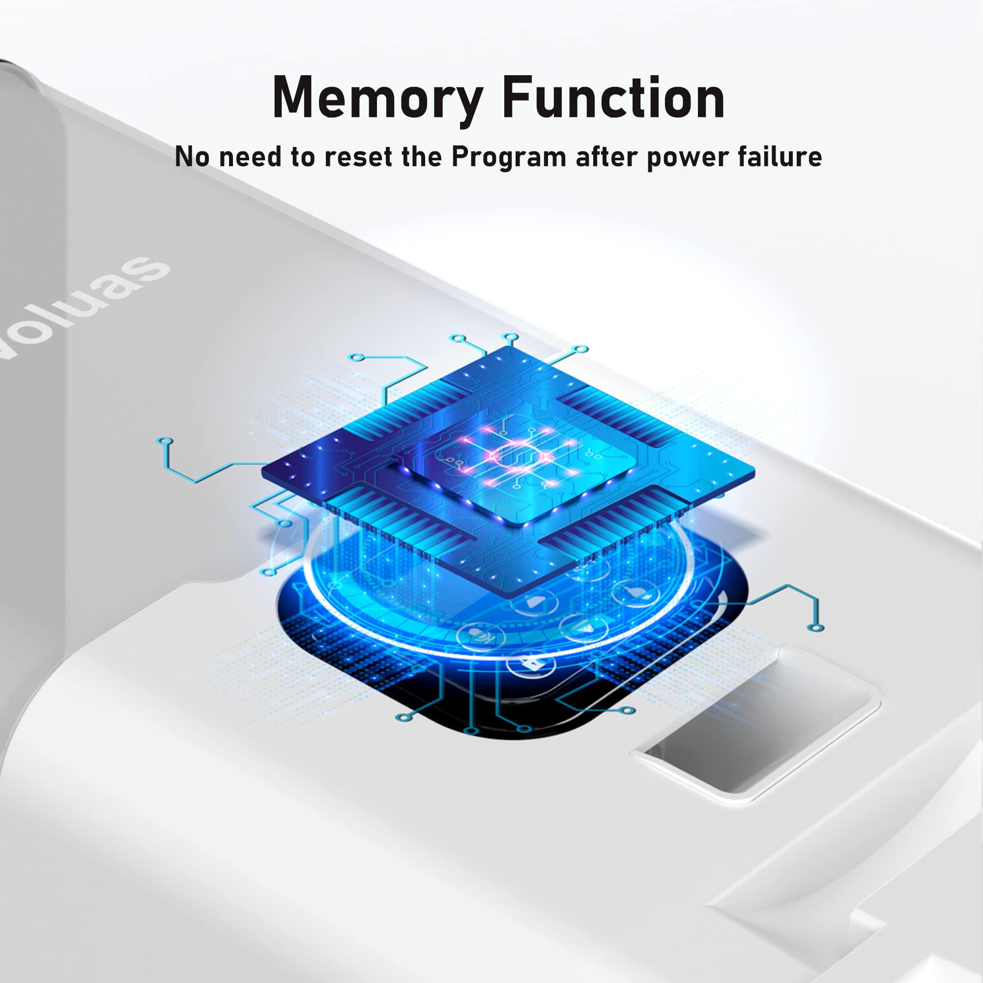 Voluas pet-proof top cover and lock keeping food secure until mealtime.