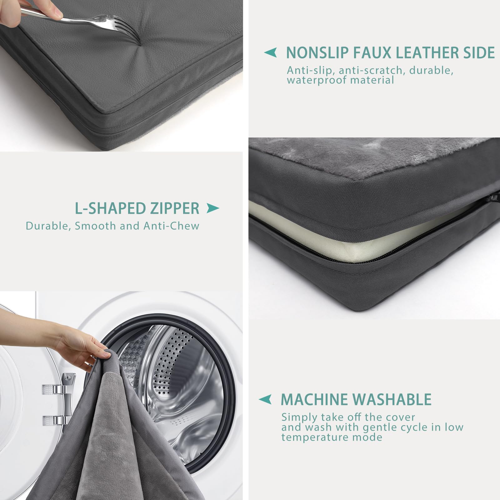 Vonabem anti-slip bottom keeps bed steady on floors