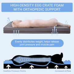 Vonabem double-sided leather design close-up emphasizes wipeable, cool surface.