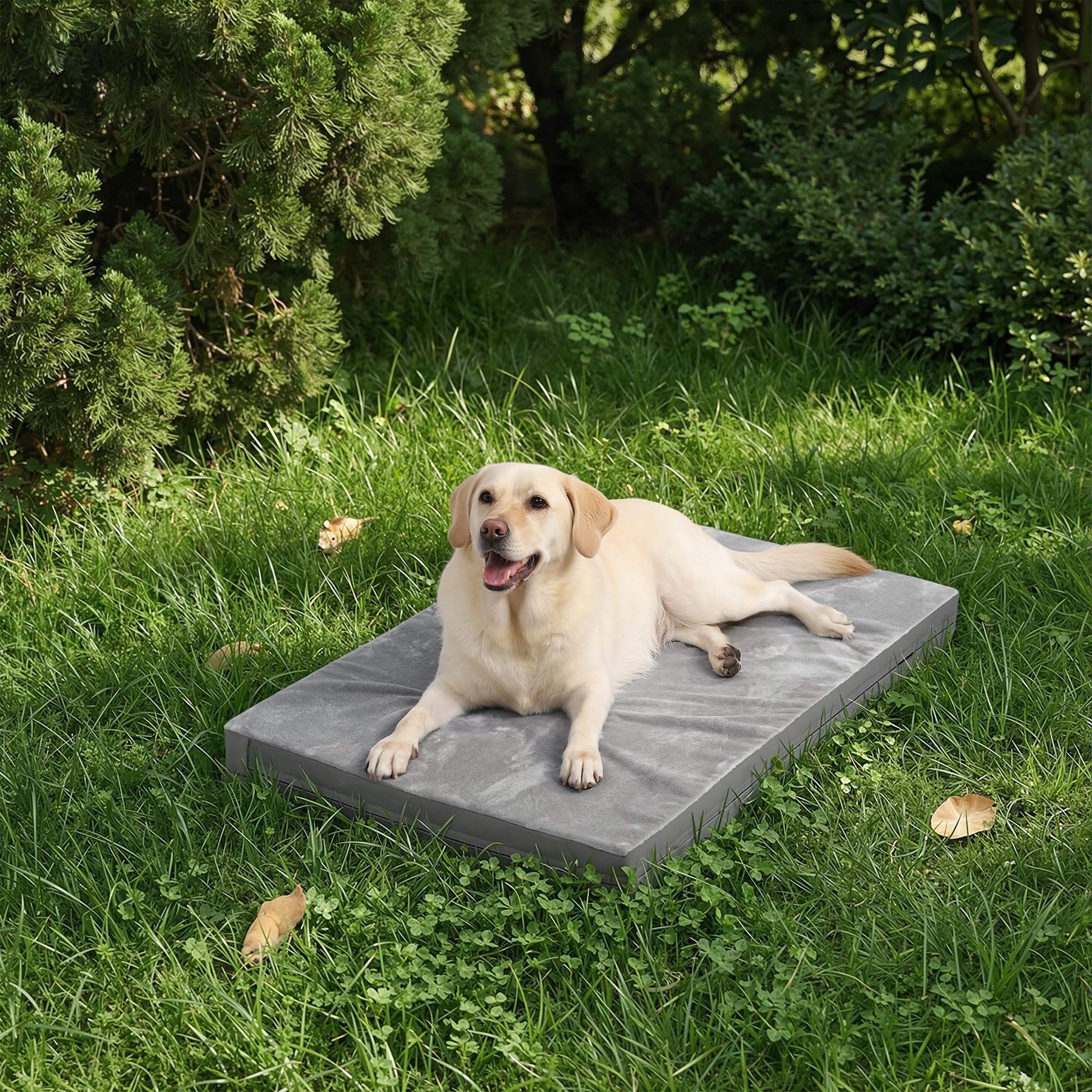 Vonabem washable dog bed ready for machine wash and dry