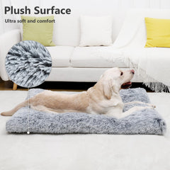 Vonabem XL dog bed on floor demonstrates plush softness for daily lounging.