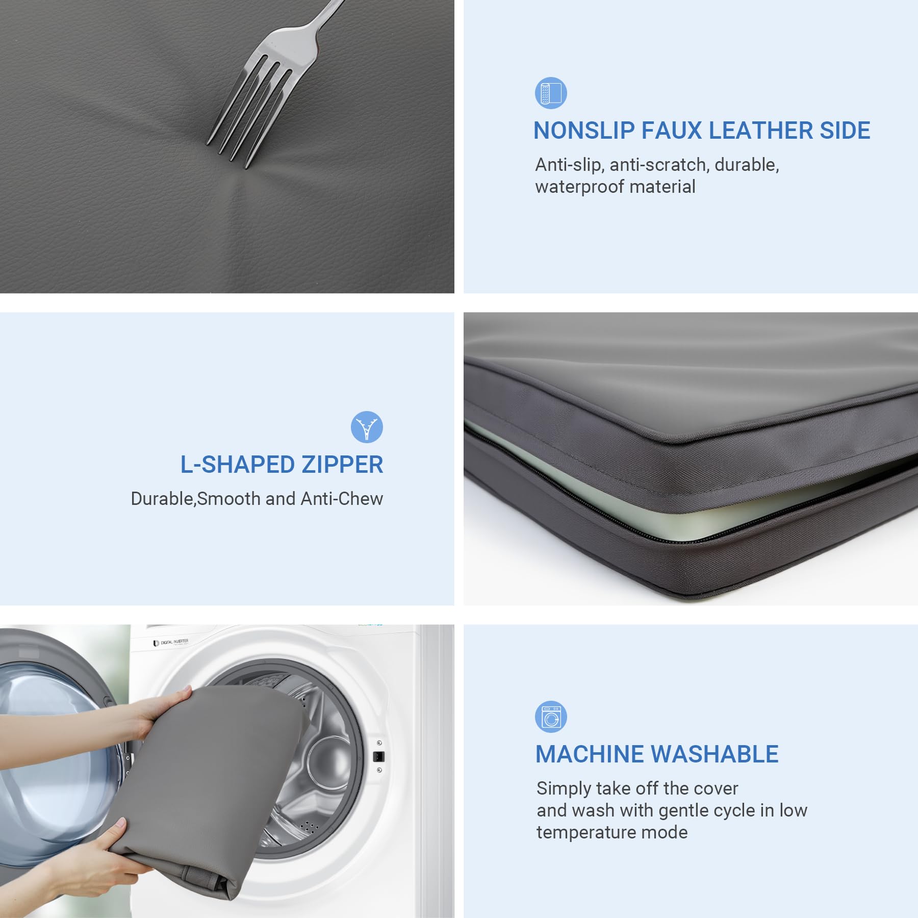 Vonabem XL bed in kennel demonstrates portable, travel-friendly use.