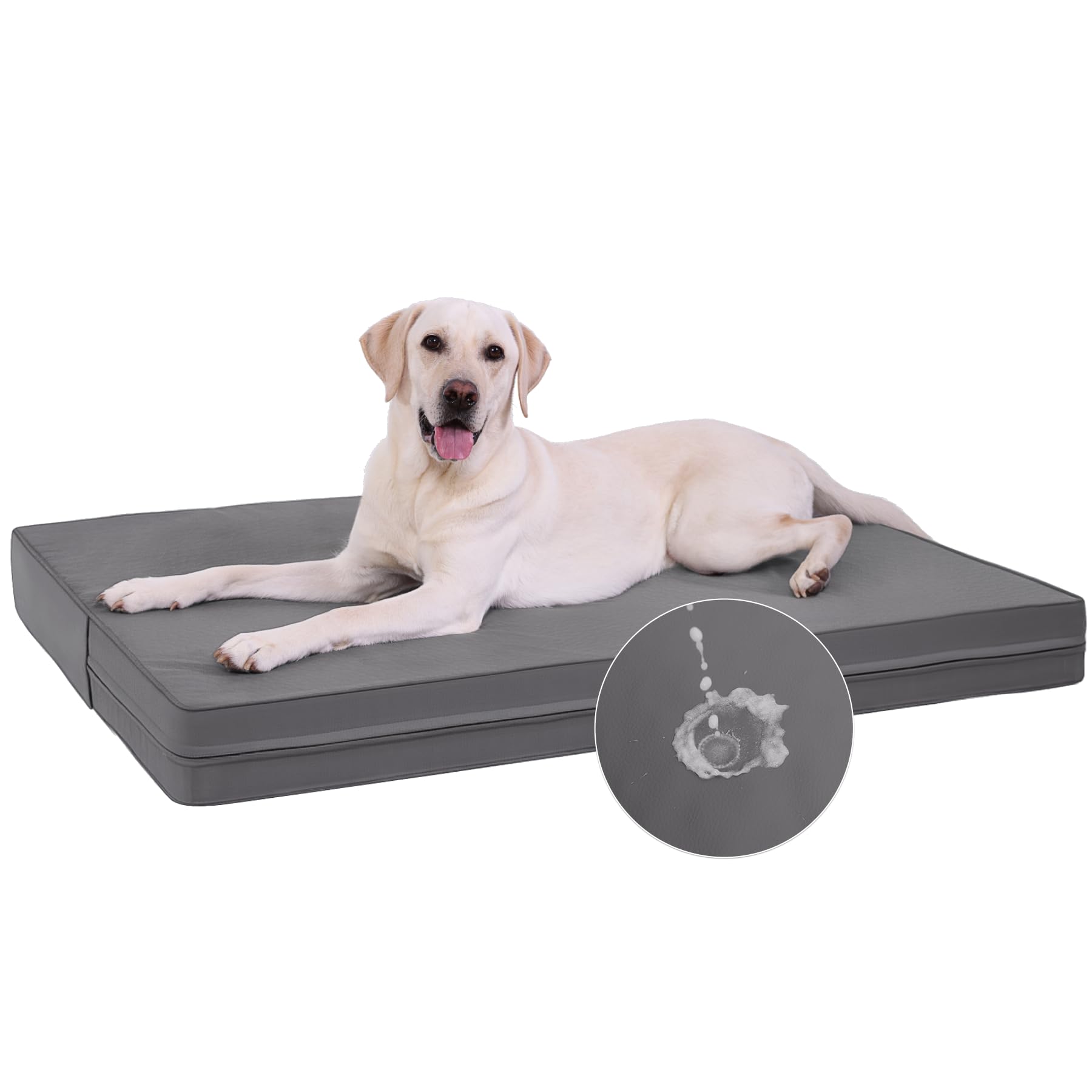 Vonabem XXL dog bed double-sided leather for easy cleaning and durability