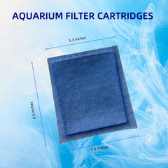 Vonavo filter-element-closeup shows durable mesh and carbon layer for clearer aquarium water