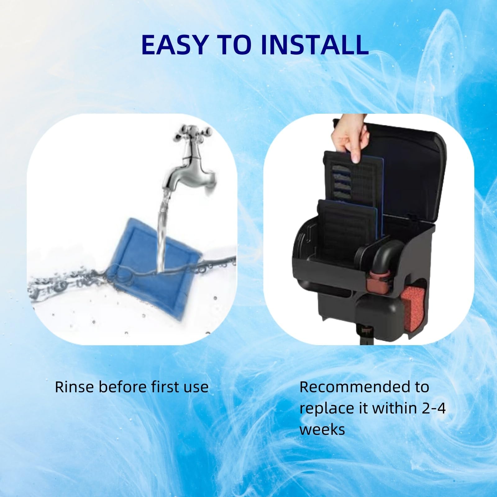 Vonavo installation-in-penguin-filter shows compatible fit across models 200/350/275