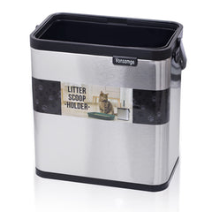 Vonsamge wall-mounted scoop holder keeps litter area tidy and tools within reach.