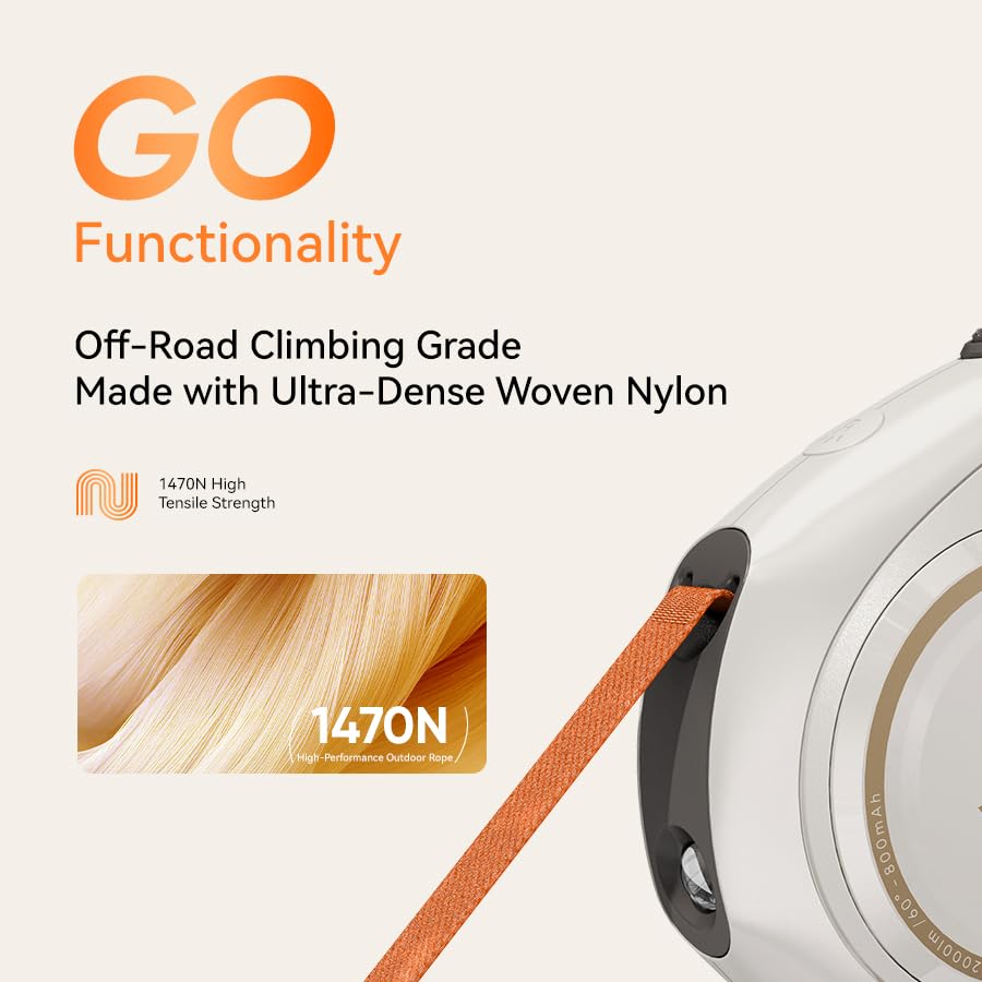 Voocoo Go! beige 4-layer-durability reduces tangling on active outings.