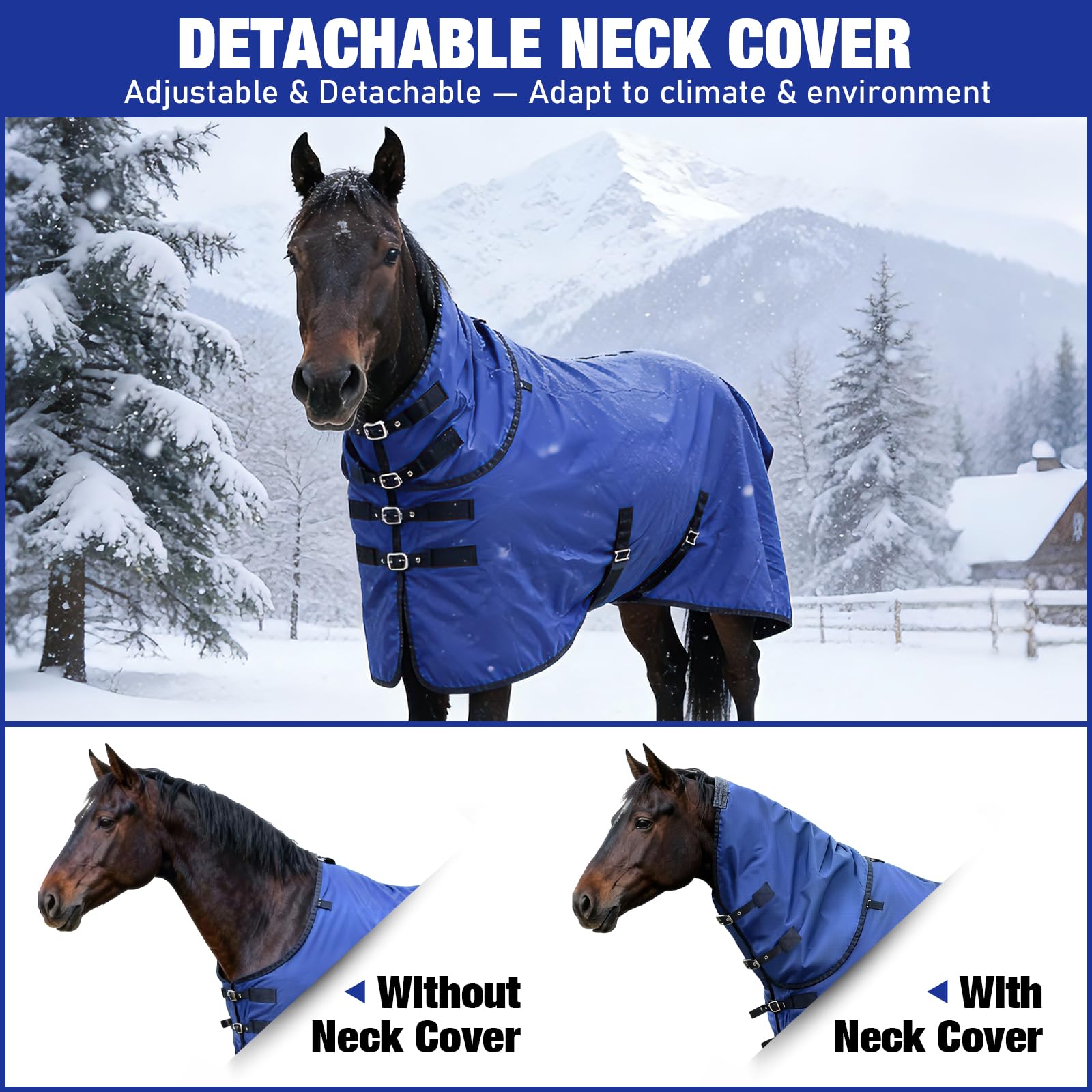 Vortexain 250g cotton lining offers soft, lightweight comfort against the horse's skin.