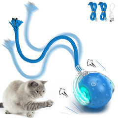 VORZOKISPL Interactive Cat Ball Toy fast rolling on carpet boosts indoor play