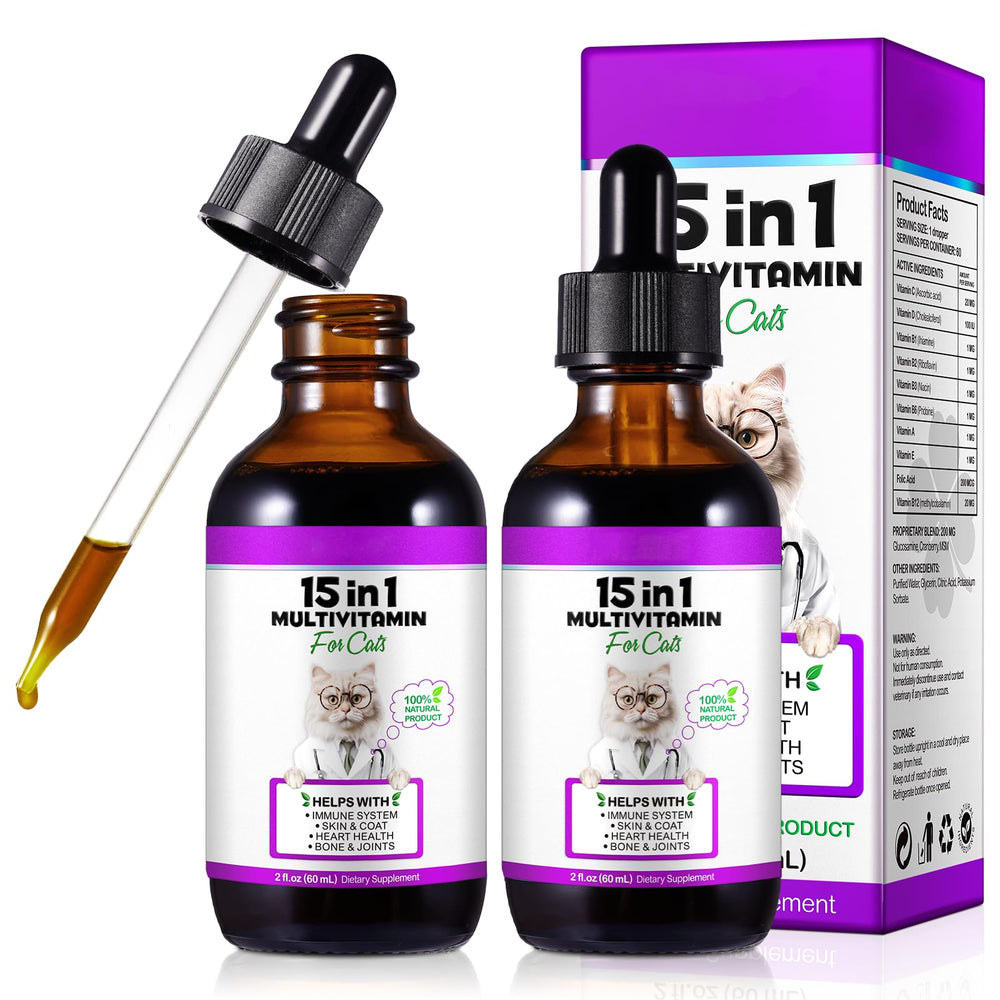 VOSIFSDIY Cat Multivitamin hero bottle showing comprehensive nutrients for feline health