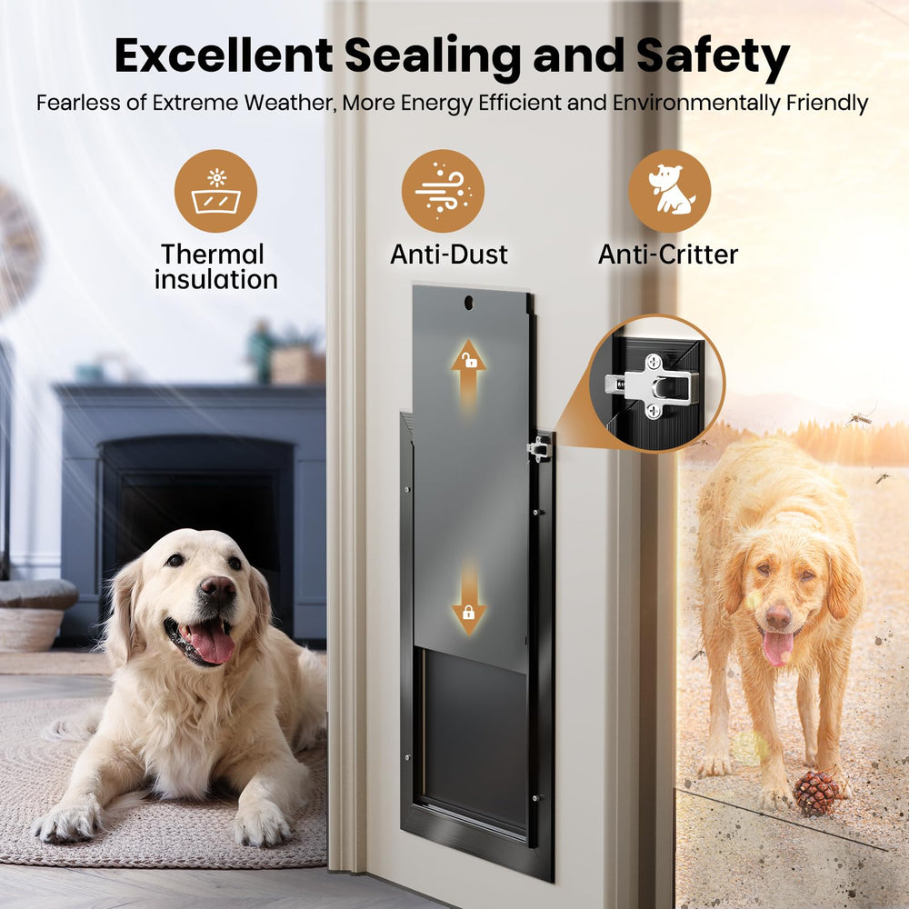 VOSOIR closing panel bilateral-locks ensure secure door when not in use.