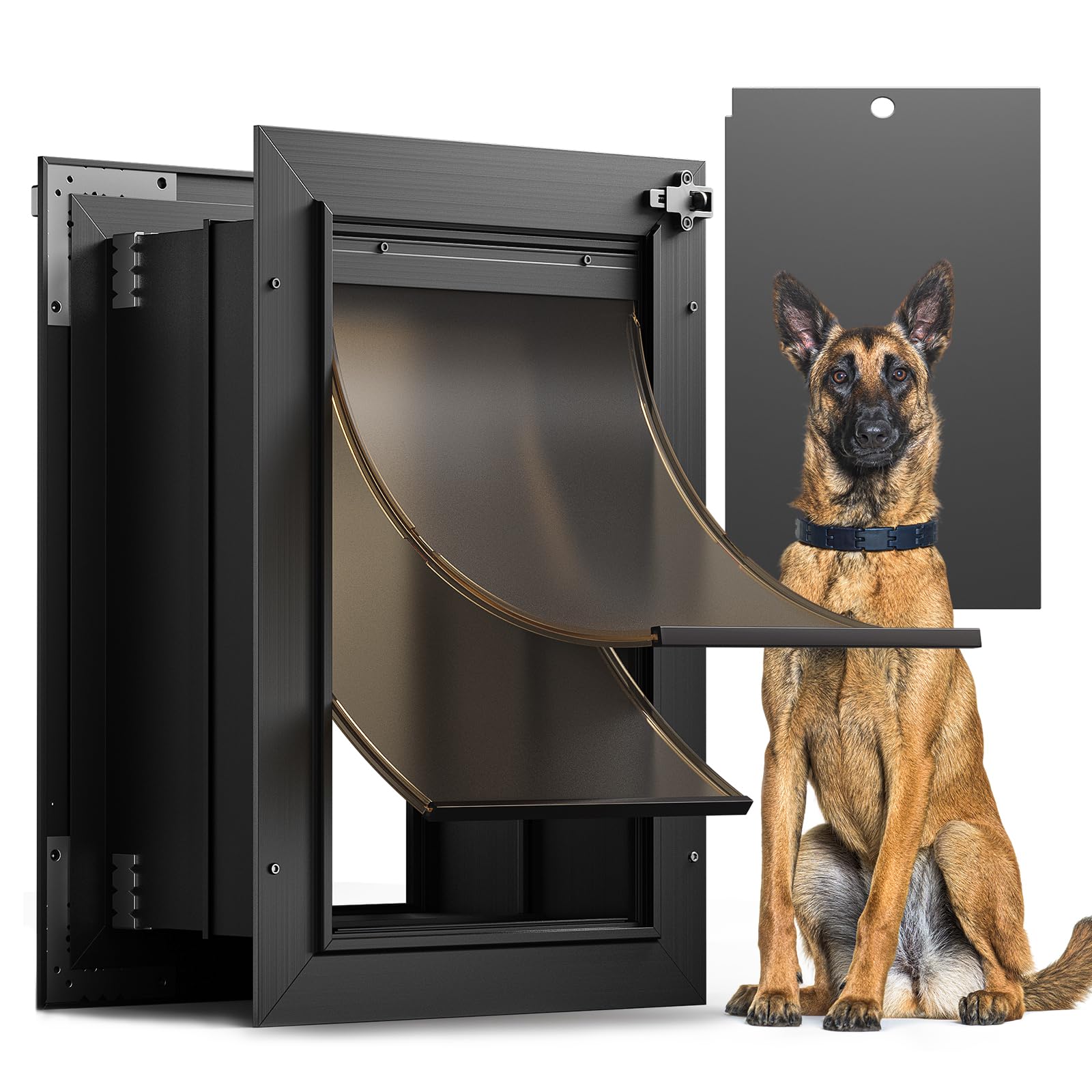 VOSOIR dog door wall-entry for easy large-pet access up to 110 lb