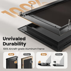VOSOIR energy-efficient panel reduces drafts and blocks UV rays for indoor comfort.