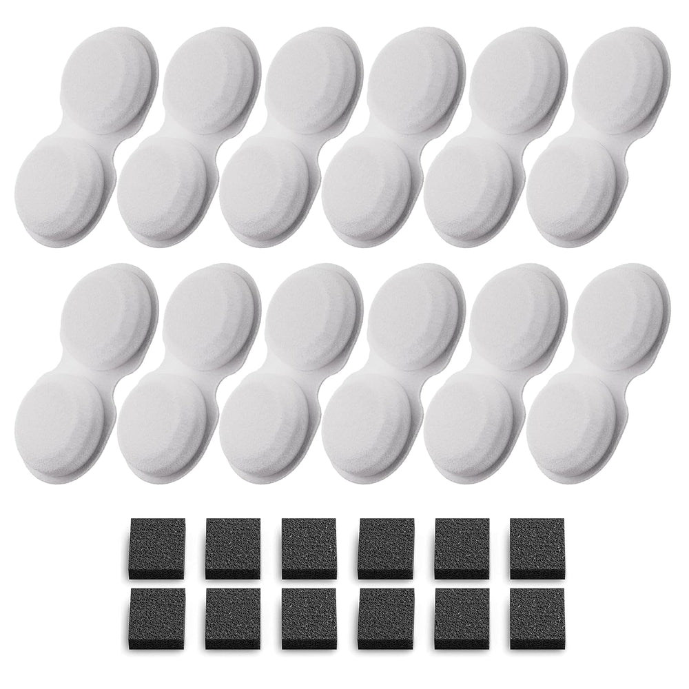 VOUAAOOD cat fountain filters carbon and sponge set for clean, odor-free water.