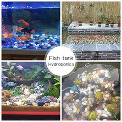 Voulosimi river rock stones color variety with browns, grays, whites for versatile decor