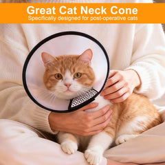 VOVIGGOL cat cone with PVC inner lining stays lightweight and breathable